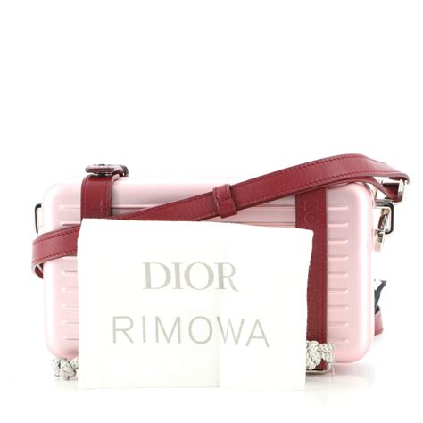 christian Dior aluminum clutch